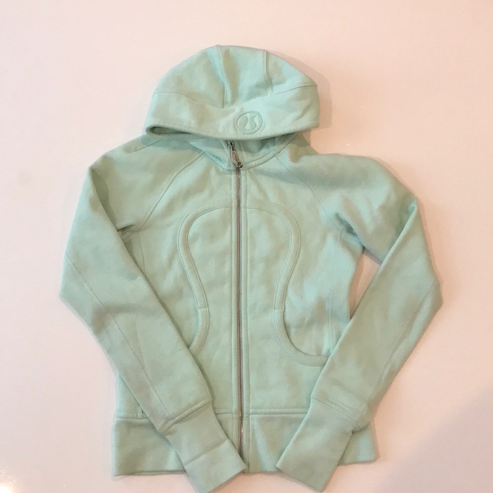 Lululemon seafoam green scuba hoodie